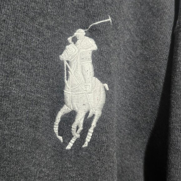 Vtg POLO Embroidered Polo Player 1933-34 Alpine Skiing Patch Pullover - XL* - Picture 3 of 7